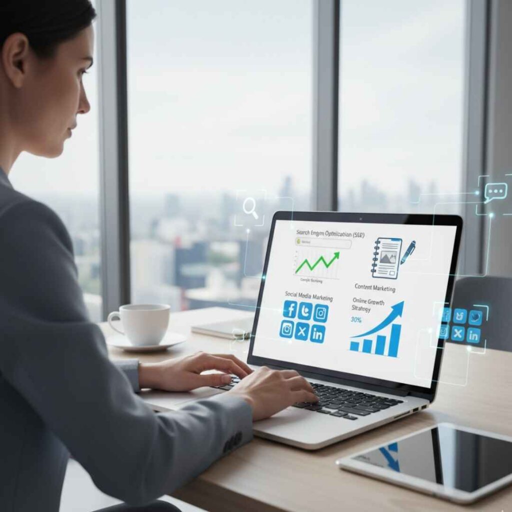 Search Engine Optimization SEO service improving Google ranking and website visibility