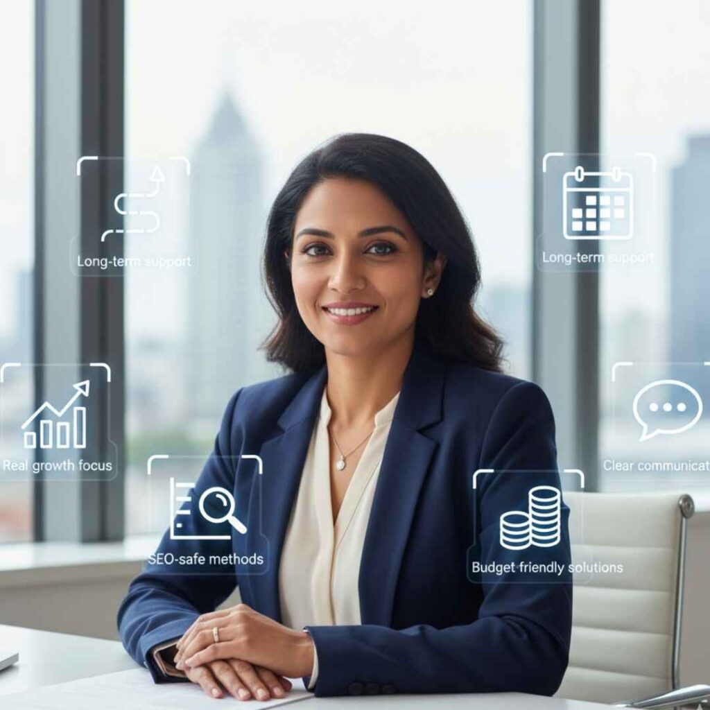 Why smart small businesses choose our digital marketing services, showing growth, SEO-friendly strategies, clear communication, and long-term support