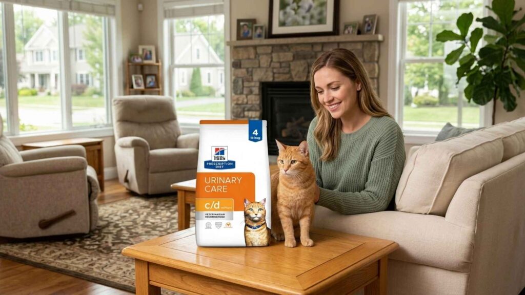 Hill's Prescription Diet c/d Multicare Urinary Care Dry Cat Food for urinary tract health in cats